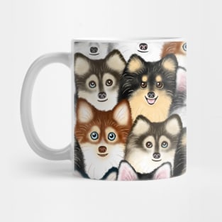 Pomsky Pattern Mug